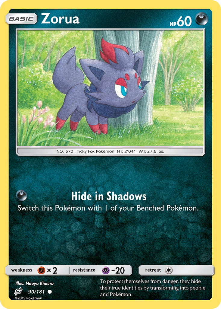 Zorua (90/181) [Sun & Moon: Team Up] | Golgari Games