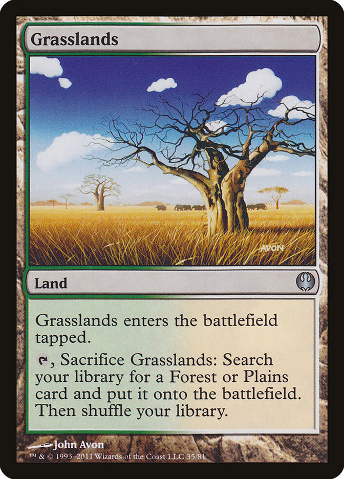 Grasslands [Duel Decks: Knights vs. Dragons] | Local Legends