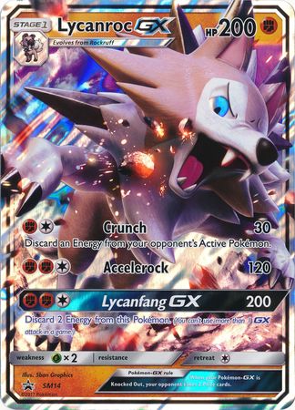 Lycanroc GX (SM14) (Jumbo Card) [Sun & Moon: Black Star Promos] | Golgari Games