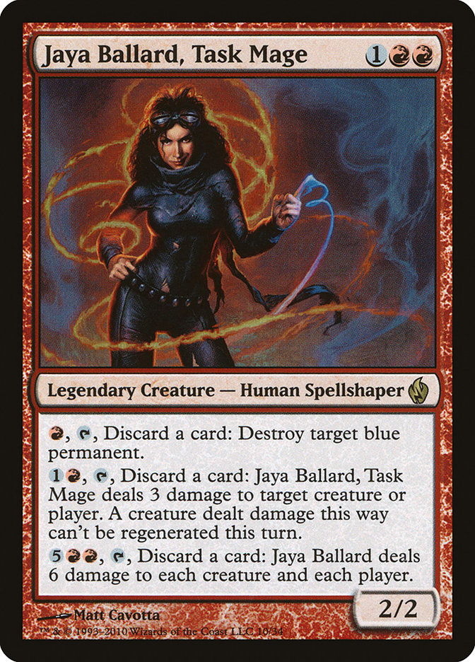 Jaya Ballard, Task Mage [Premium Deck Series: Fire and Lightning] | Golgari Games