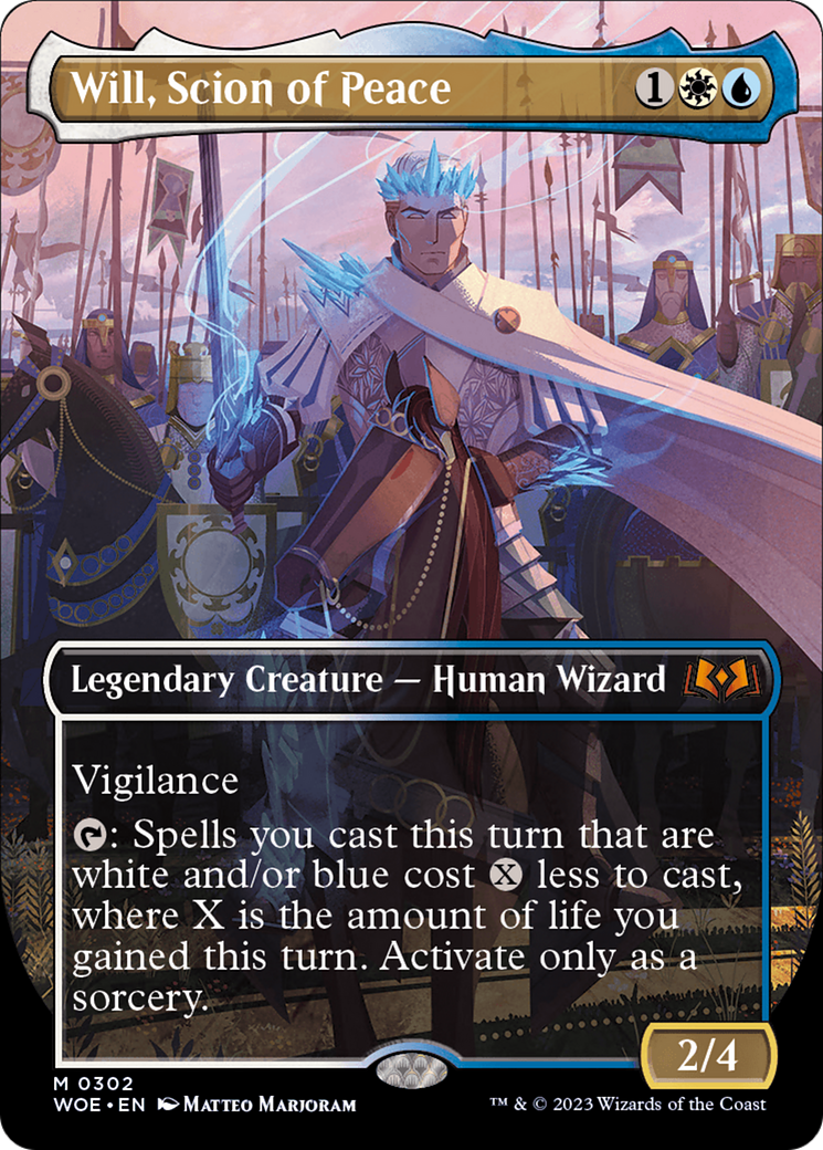 Will, Scion of Peace (Borderless Alternate Art) [Wilds of Eldraine] | Golgari Games