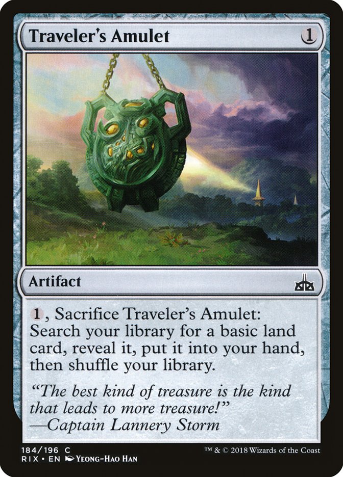 Traveler's Amulet [Rivals of Ixalan] | Golgari Games