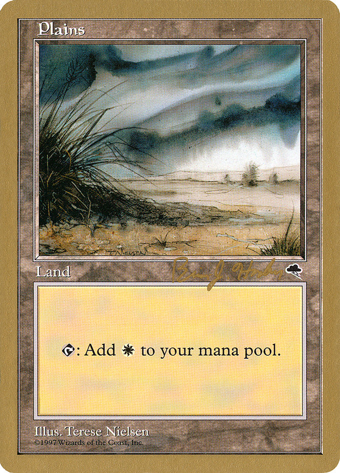 Plains (bh333) (Brian Hacker) [World Championship Decks 1998] | Local Legends