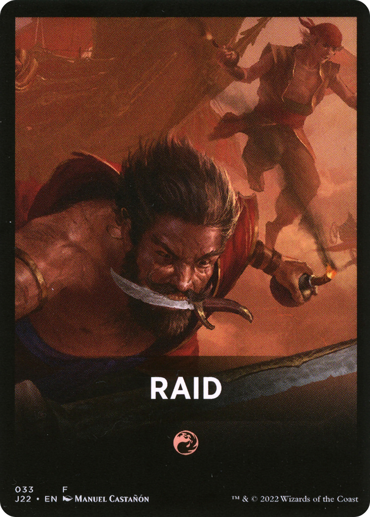 Raid Theme Card [Jumpstart 2022 Front Cards] | Golgari Games