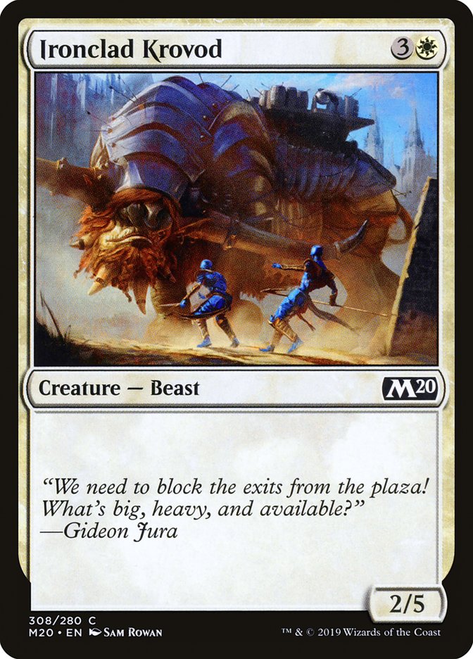 Ironclad Krovod [Core Set 2020] | Local Legends