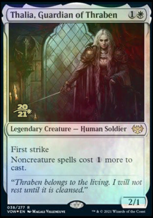 Thalia, Guardian of Thraben [Innistrad: Crimson Vow Prerelease Promos] | Golgari Games