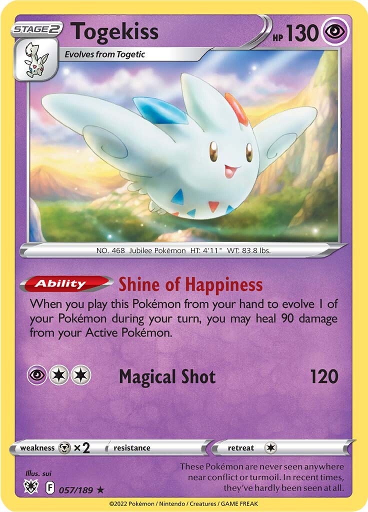 Togekiss (057/189) [Sword & Shield: Astral Radiance] | Golgari Games