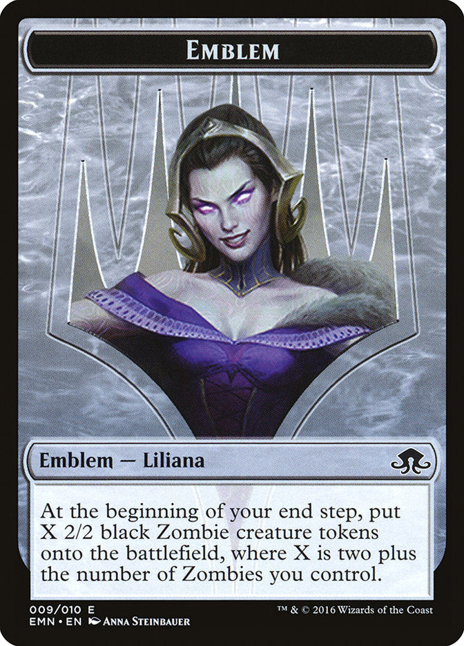 Liliana, the Last Hope Emblem [Eldritch Moon Tokens] | Golgari Games