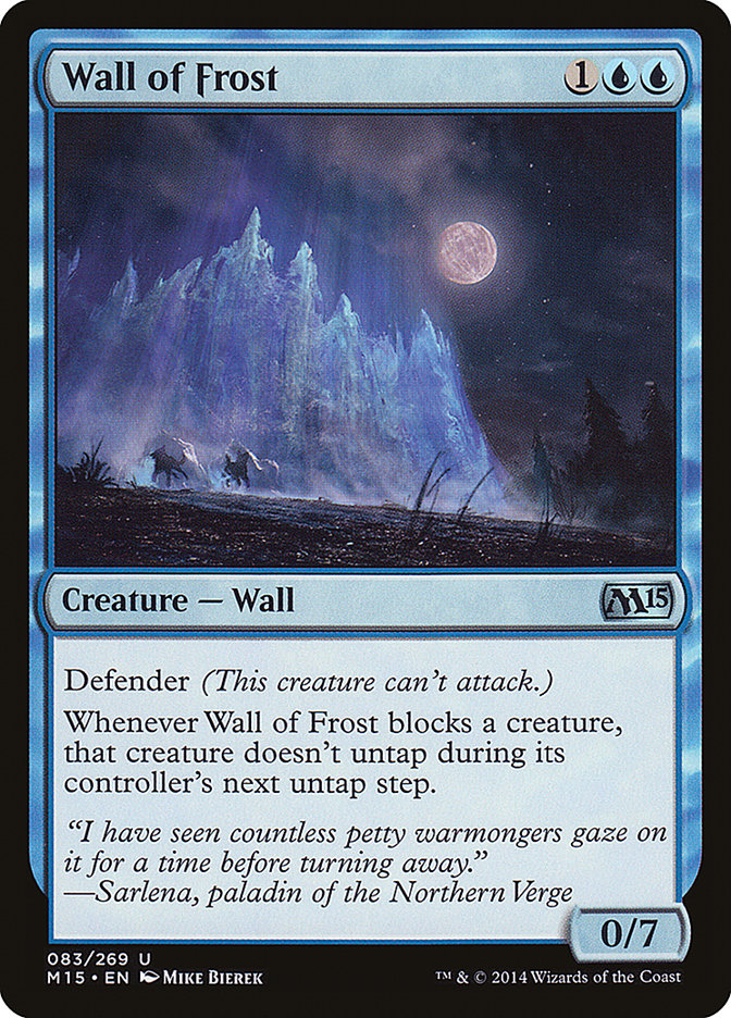 Wall of Frost [Magic 2015] | Golgari Games