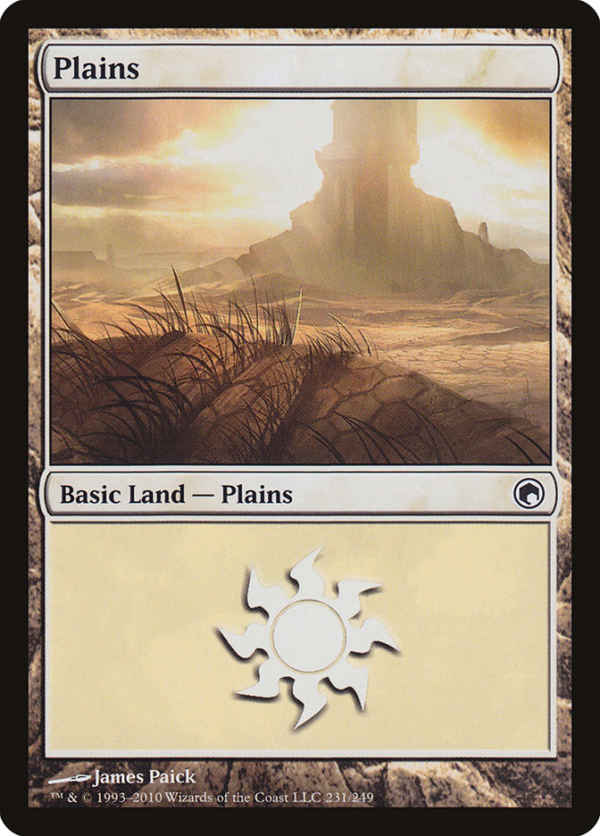Plains (231) [Scars of Mirrodin] | Local Legends