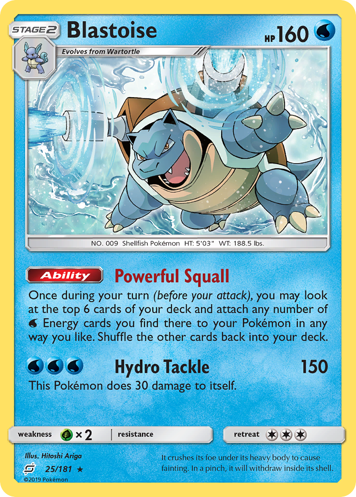 Blastoise (25/181) [Sun & Moon: Team Up] | Golgari Games