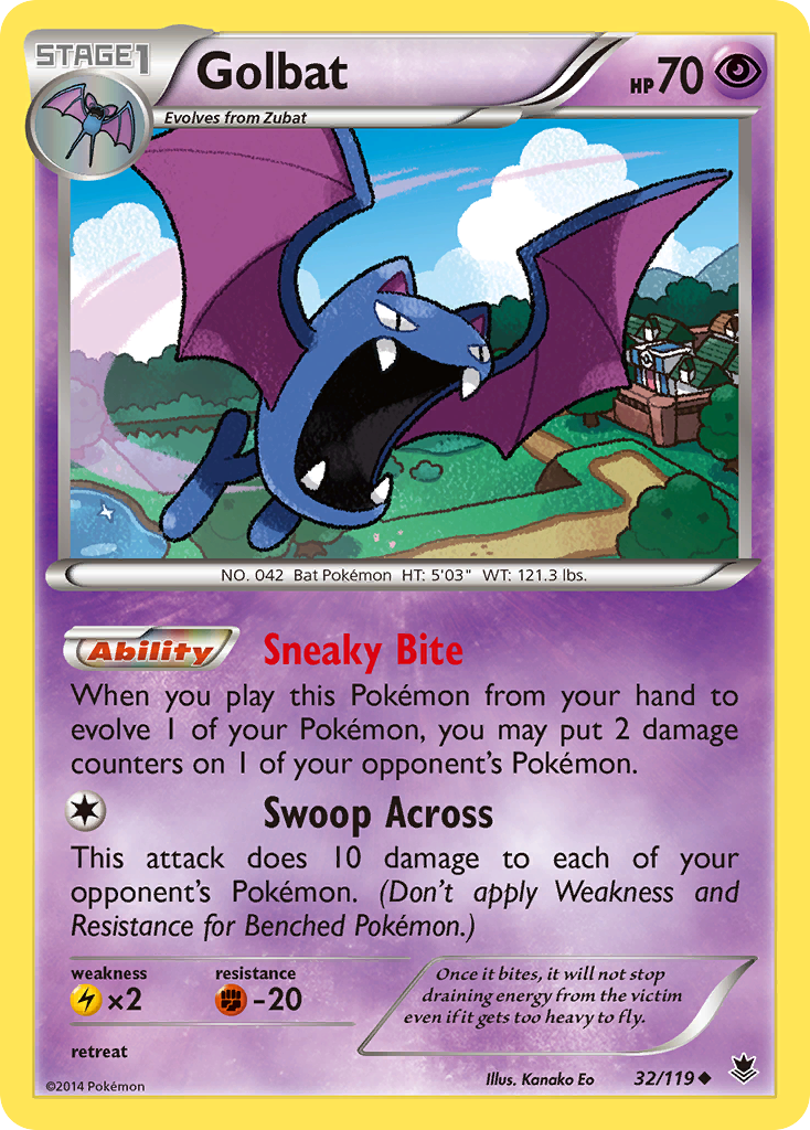 Golbat (32/119) [XY: Phantom Forces] | Golgari Games