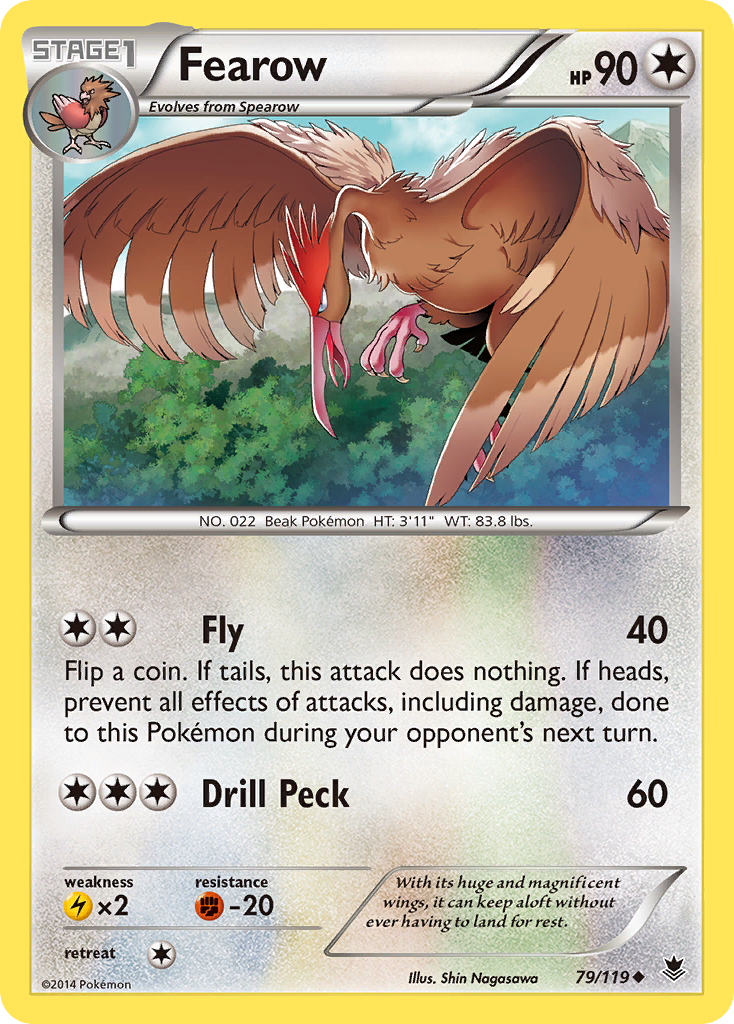 Fearow (79/119) [XY: Phantom Forces] | Golgari Games