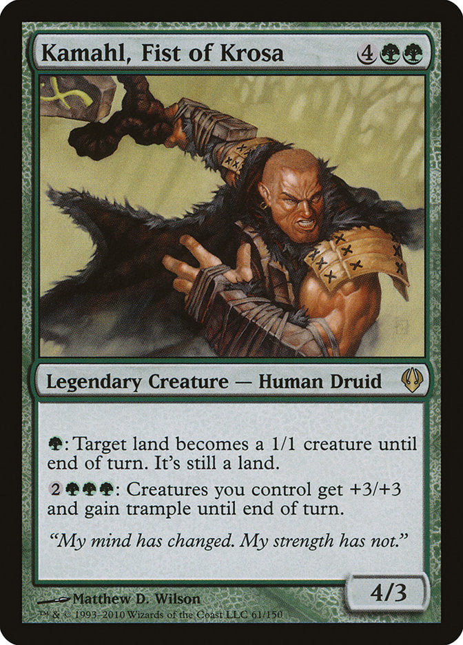 Kamahl, Fist of Krosa [Archenemy] | Local Legends