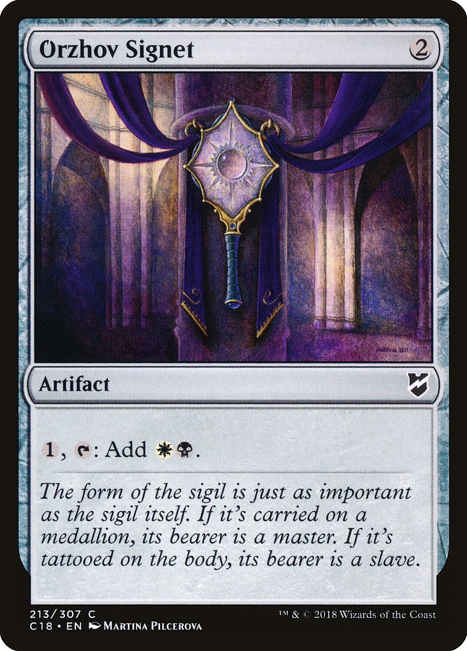 Orzhov Signet [Commander 2018] | Local Legends