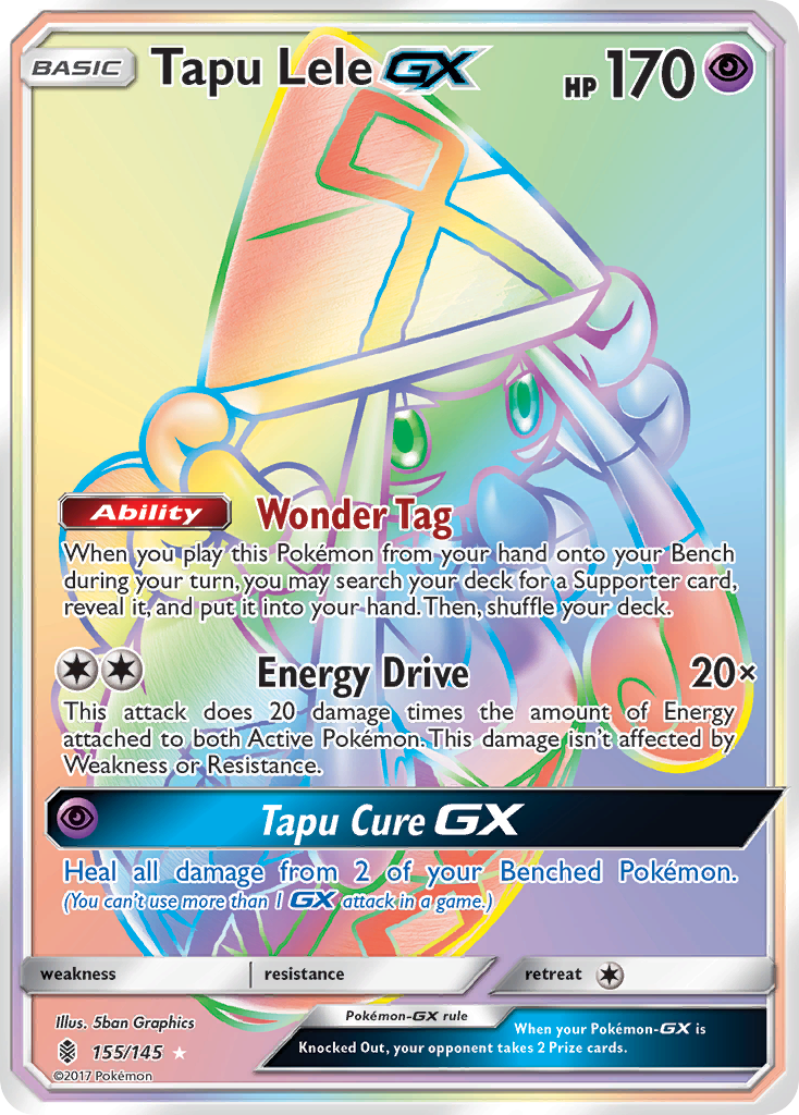 Tapu Lele GX (155/145) [Sun & Moon: Guardians Rising] | Golgari Games