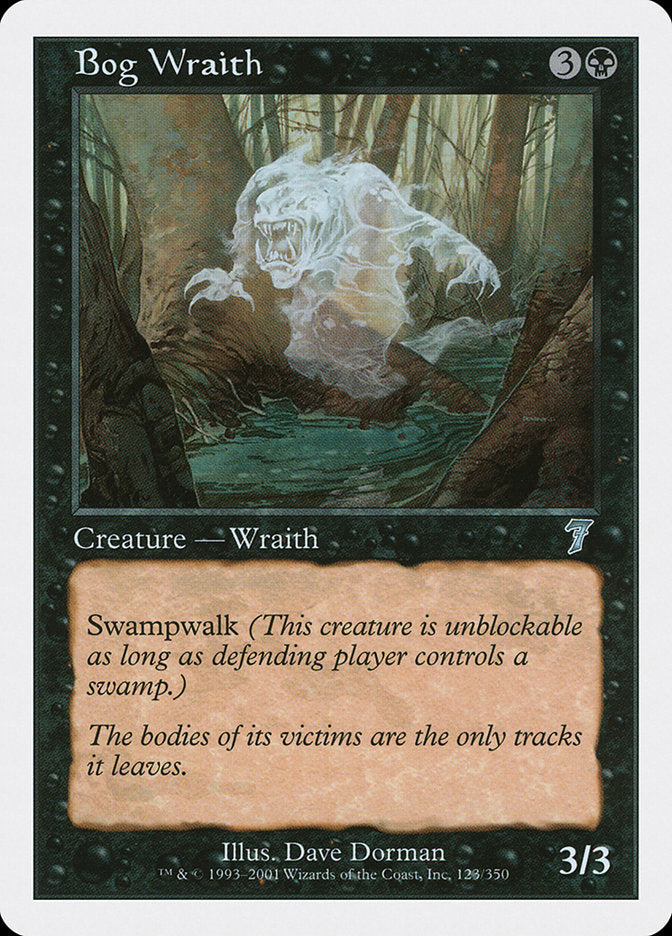 Bog Wraith [Seventh Edition] | Golgari Games