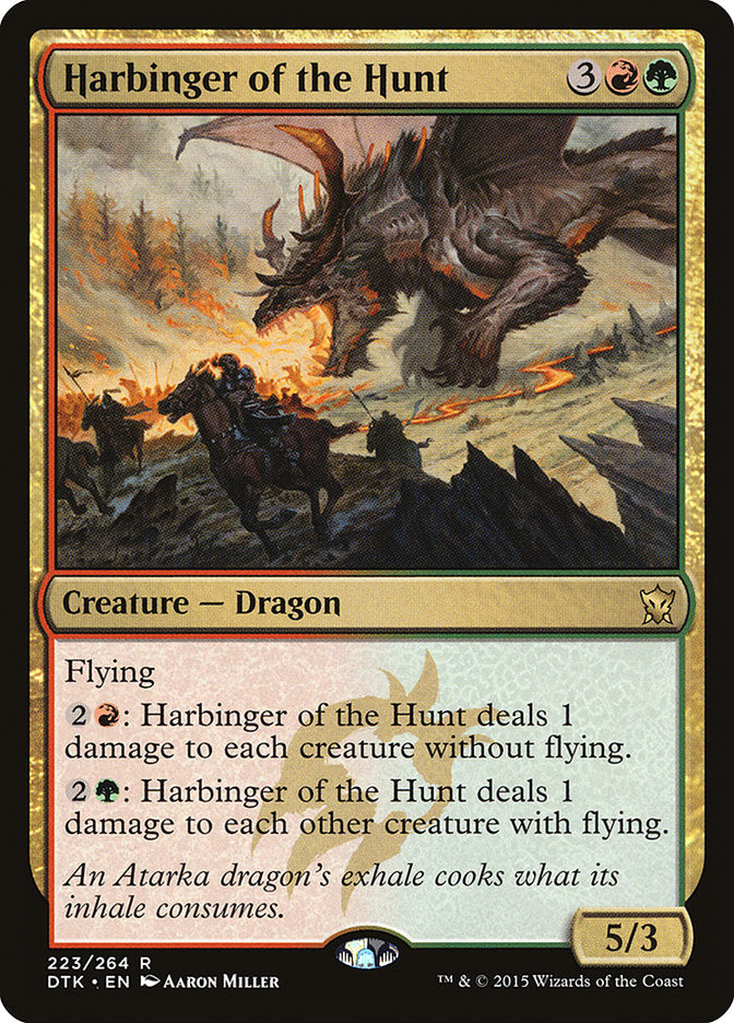 Harbinger of the Hunt [Dragons of Tarkir] | Golgari Games