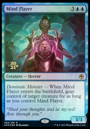 Mind Flayer [Dungeons & Dragons: Adventures in the Forgotten Realms Prerelease Promos] | Golgari Games