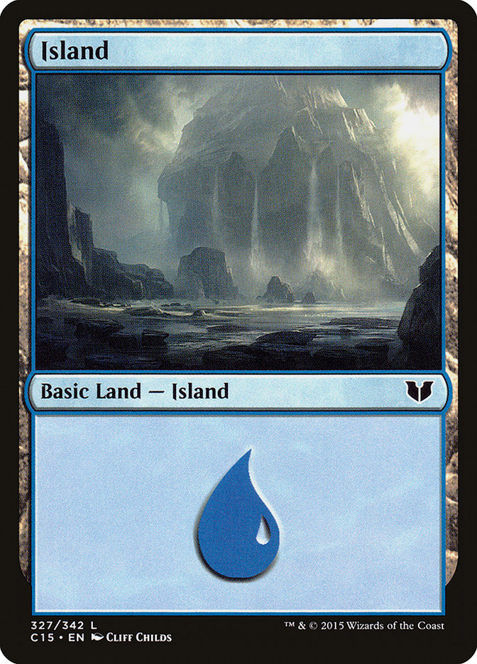 Island (327) [Commander 2015] | Golgari Games