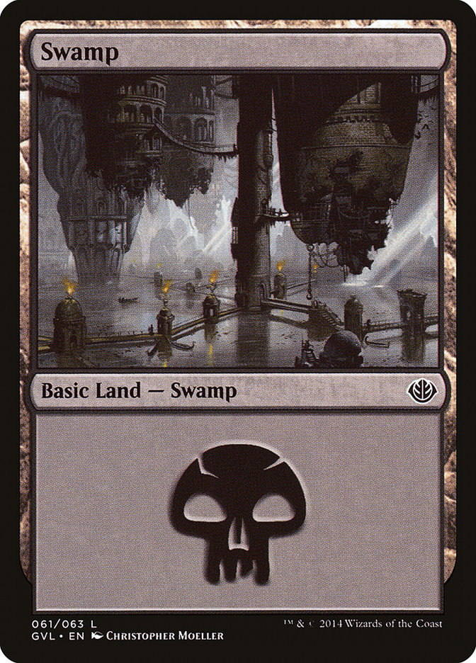 Swamp (61) (Garruk vs. Liliana) [Duel Decks Anthology] | Local Legends