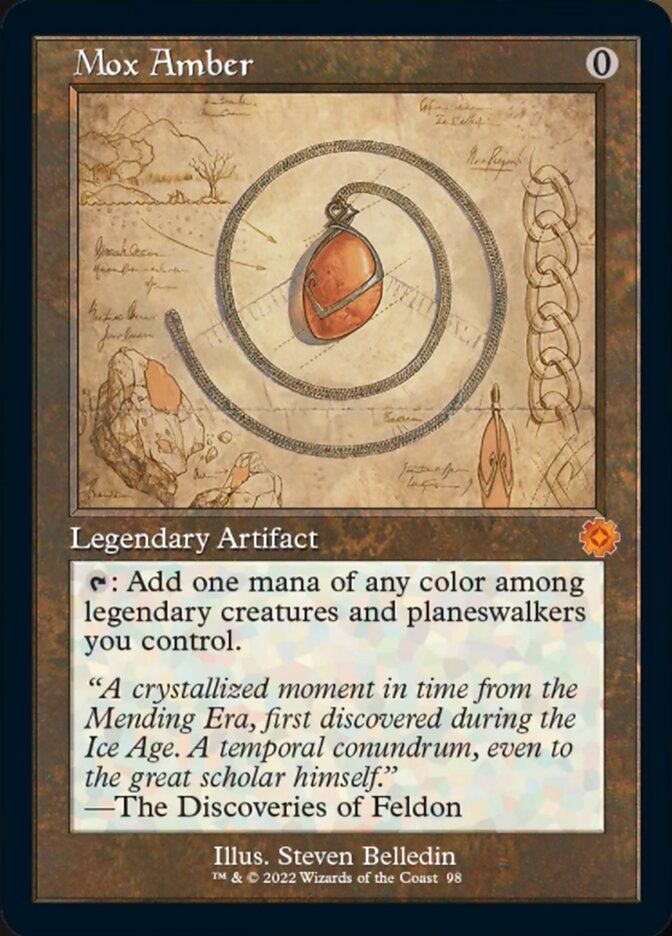Mox Amber (Retro Schematic) [The Brothers' War Retro Artifacts] | Local Legends