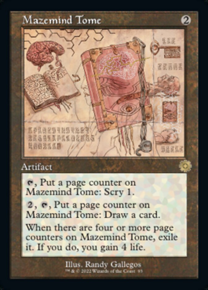 Mazemind Tome (Retro Schematic) [The Brothers' War Retro Artifacts] | Local Legends