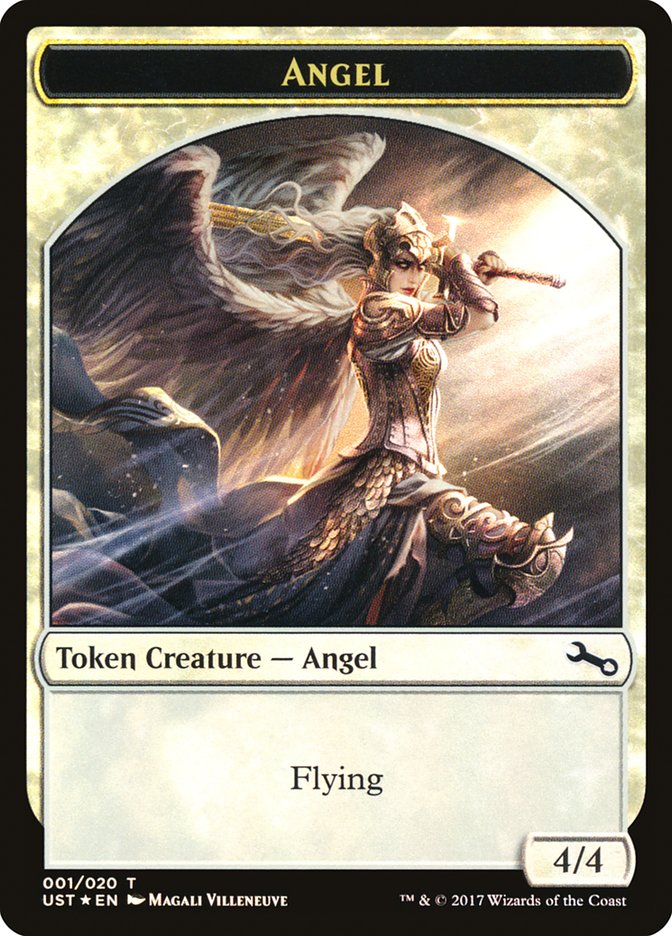 Angel // Angel Double-sided Token [Unstable Tokens] | Golgari Games