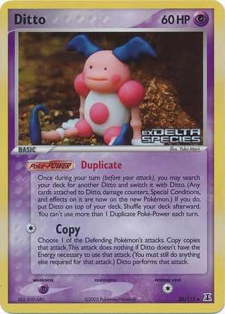 Ditto (38/113) (Stamped) [EX: Delta Species] | Golgari Games