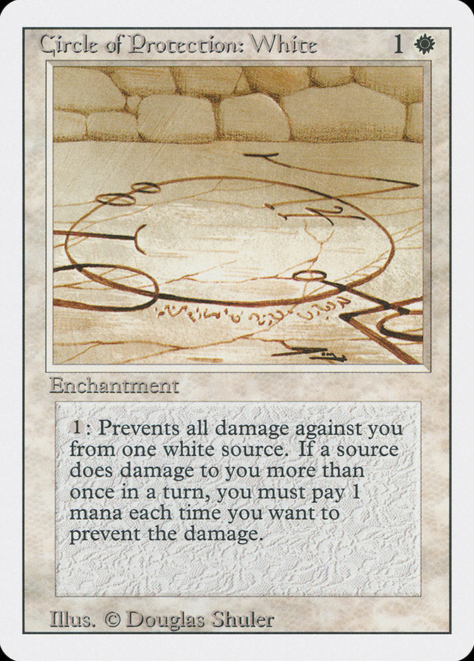 Circle of Protection: White [Revised Edition] | Golgari Games