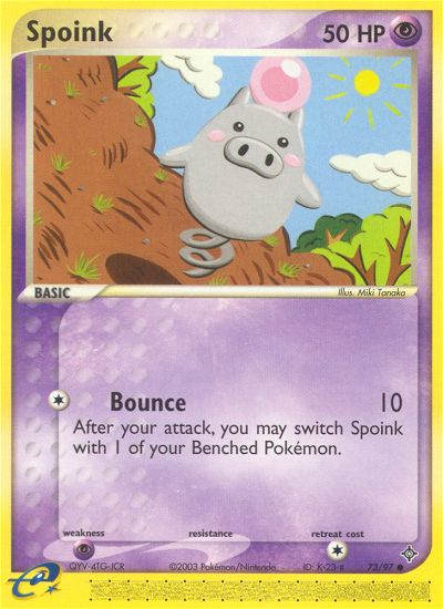 Spoink (73/97) [EX: Dragon] | Golgari Games