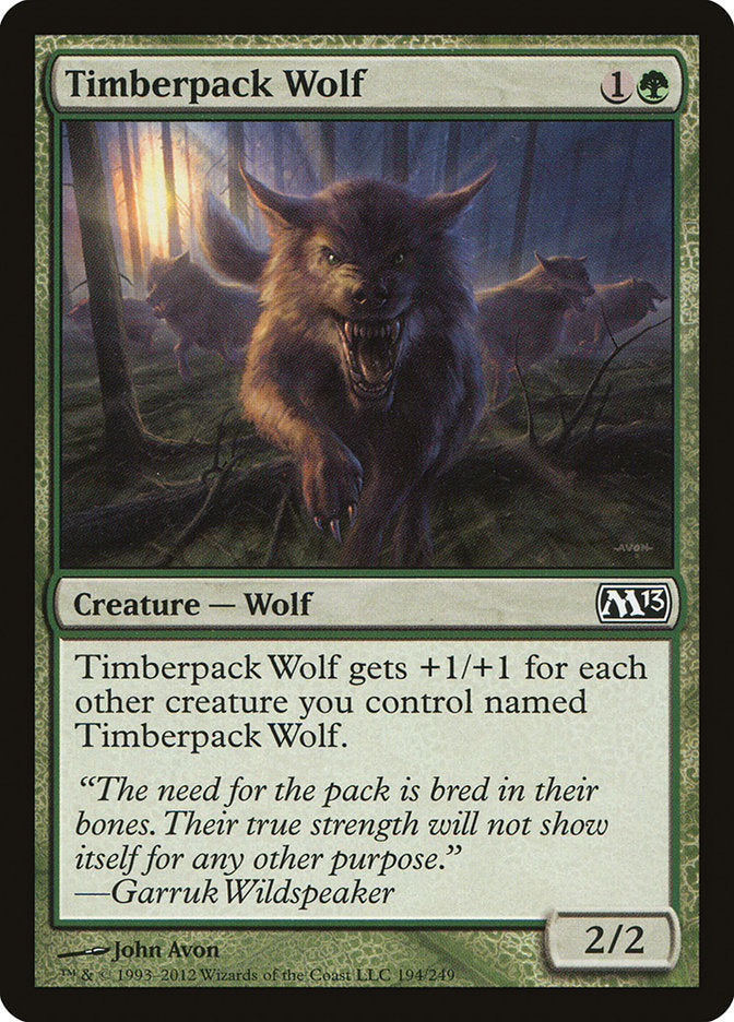 Timberpack Wolf [Magic 2013] | Golgari Games