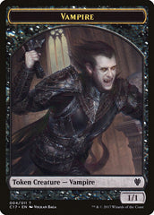 Eldrazi Spawn // Vampire Double-sided Token [Commander 2017 Tokens] | Golgari Games