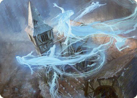 Hallowed Haunting Art Card [Innistrad: Crimson Vow Art Series] | Local Legends