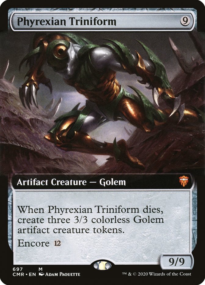 Phyrexian Triniform (Extended Art) [Commander Legends] | Golgari Games