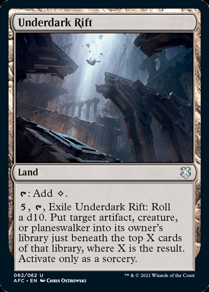 Underdark Rift [Dungeons & Dragons: Adventures in the Forgotten Realms Commander] | Local Legends