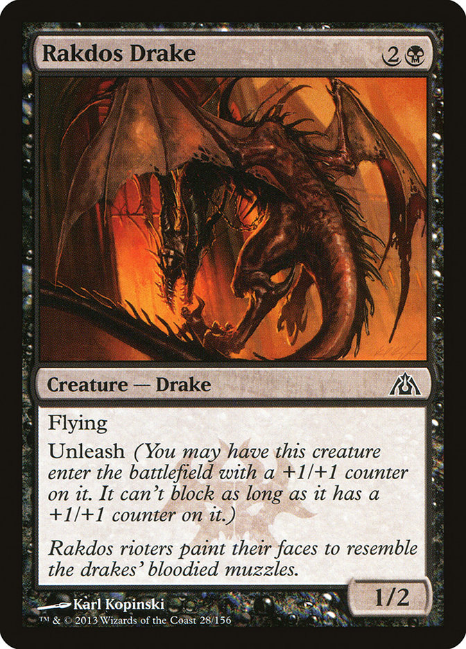 Rakdos Drake [Dragon's Maze] | Golgari Games