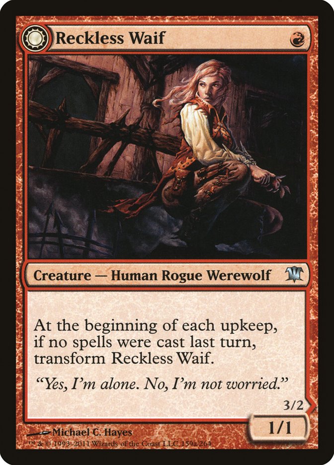 Reckless Waif // Merciless Predator [Innistrad] | Golgari Games