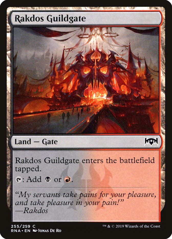 Rakdos Guildgate (255/259) [Ravnica Allegiance] | Golgari Games