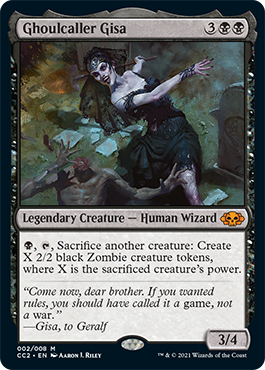 Ghoulcaller Gisa [Commander Collection: Black] | Golgari Games