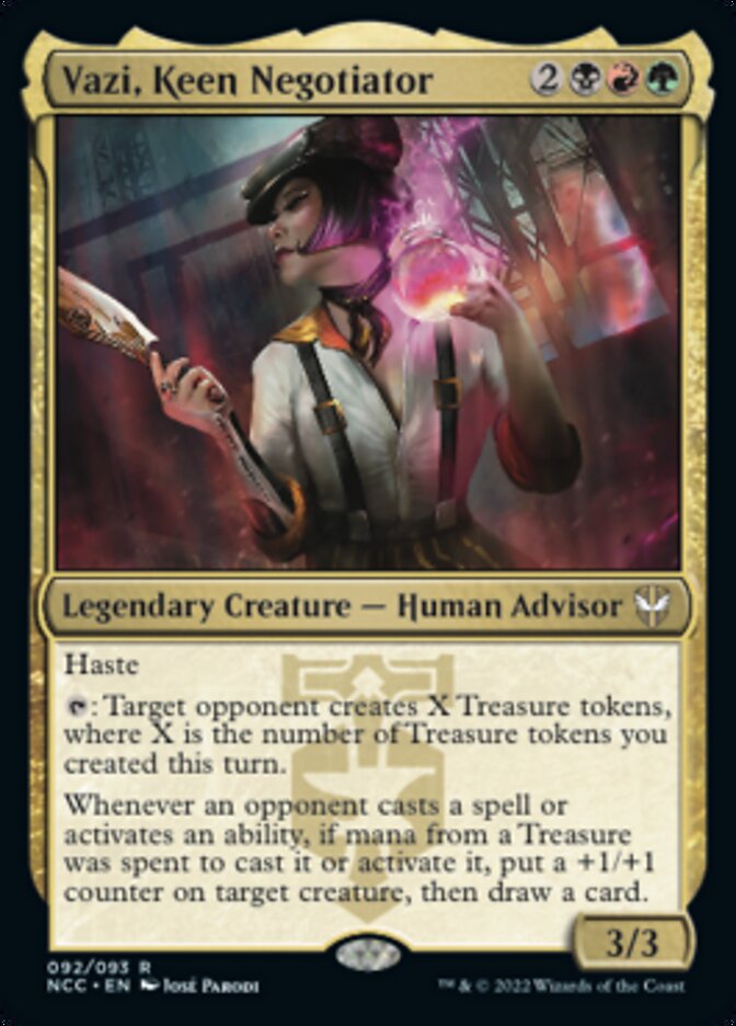 Vazi, Keen Negotiator [Streets of New Capenna Commander] | Local Legends