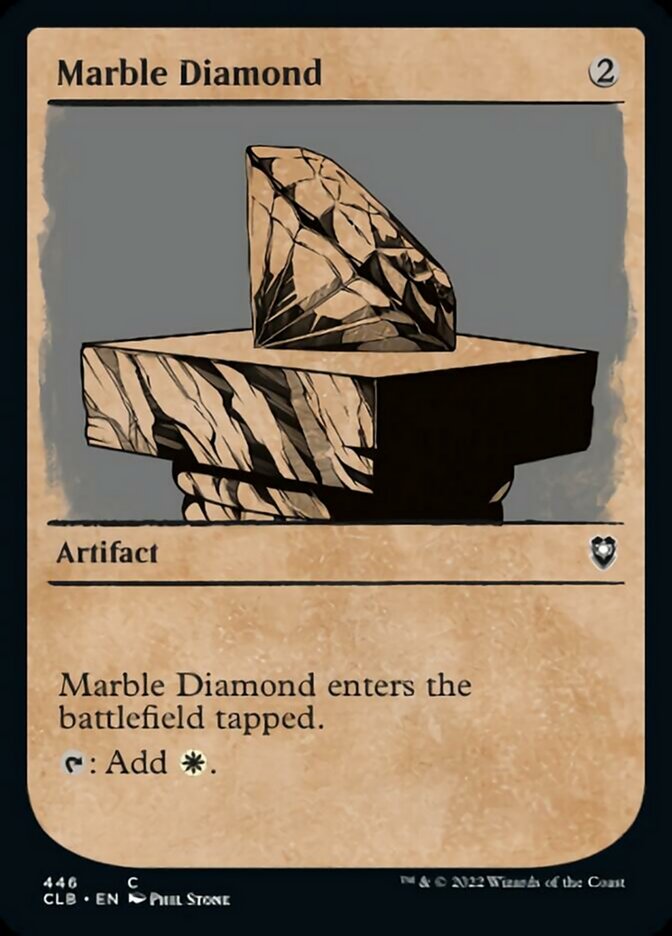 Marble Diamond (Showcase) [Commander Legends: Battle for Baldur's Gate] | Golgari Games