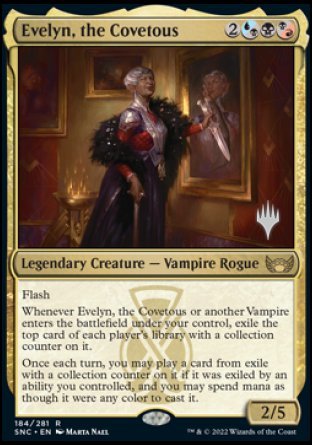 Evelyn, the Covetous (Promo Pack) [Streets of New Capenna Promos] | Golgari Games