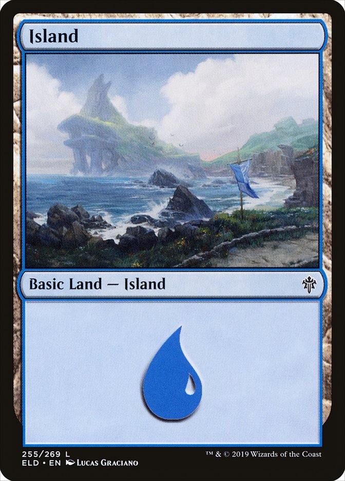 Island (255) [Throne of Eldraine] | Golgari Games