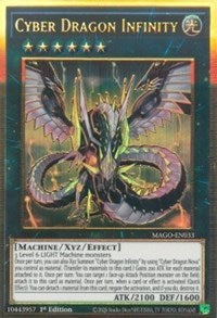 Cyber Dragon Infinity [MAGO-EN033] Gold Rare | Golgari Games