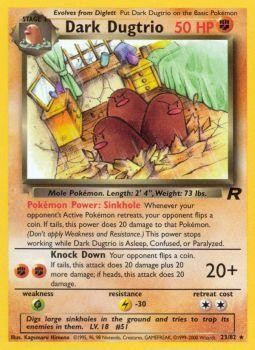 Dark Dugtrio (23/82) [Team Rocket Unlimited] | Golgari Games