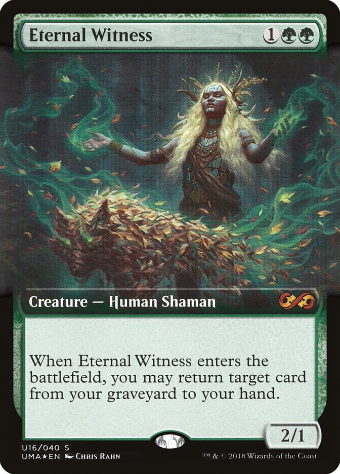 Eternal Witness (Topper) [Ultimate Masters Box Topper] | Golgari Games