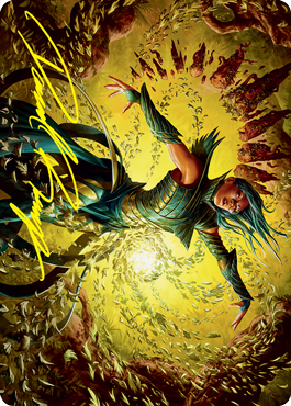 Dragonsguard Elite Art Card (Gold-Stamped Signature) (16/81) [Strixhaven: School of Mages Art Series] | Local Legends