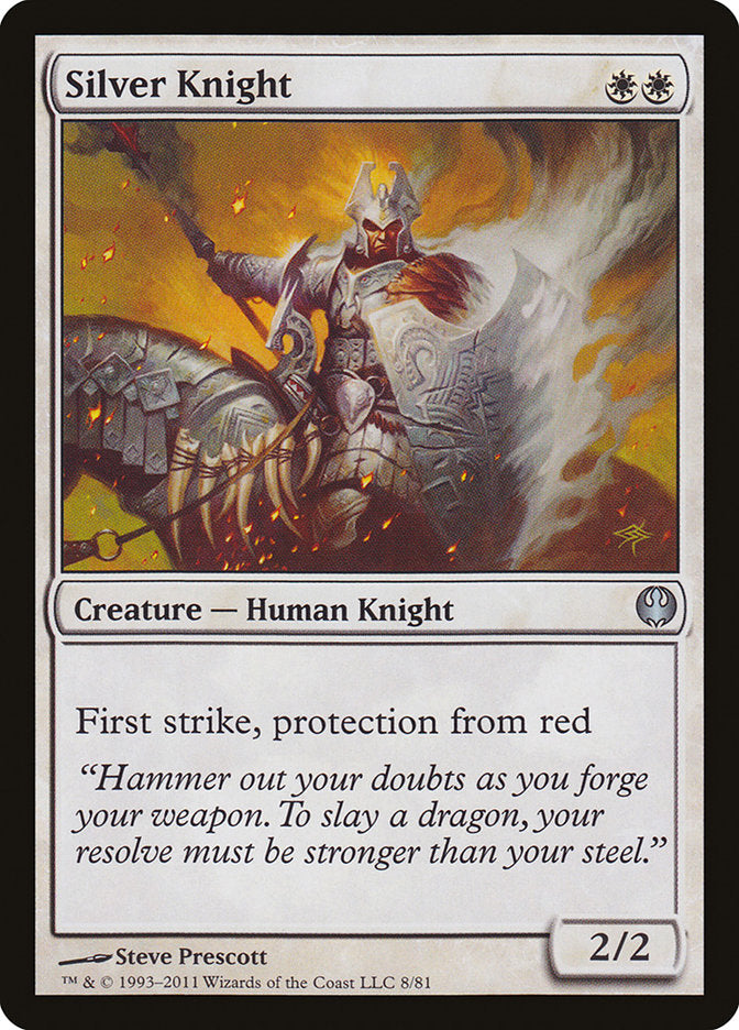 Silver Knight [Duel Decks: Knights vs. Dragons] | Local Legends