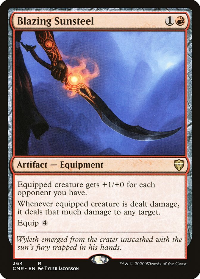 Blazing Sunsteel [Commander Legends] | Local Legends